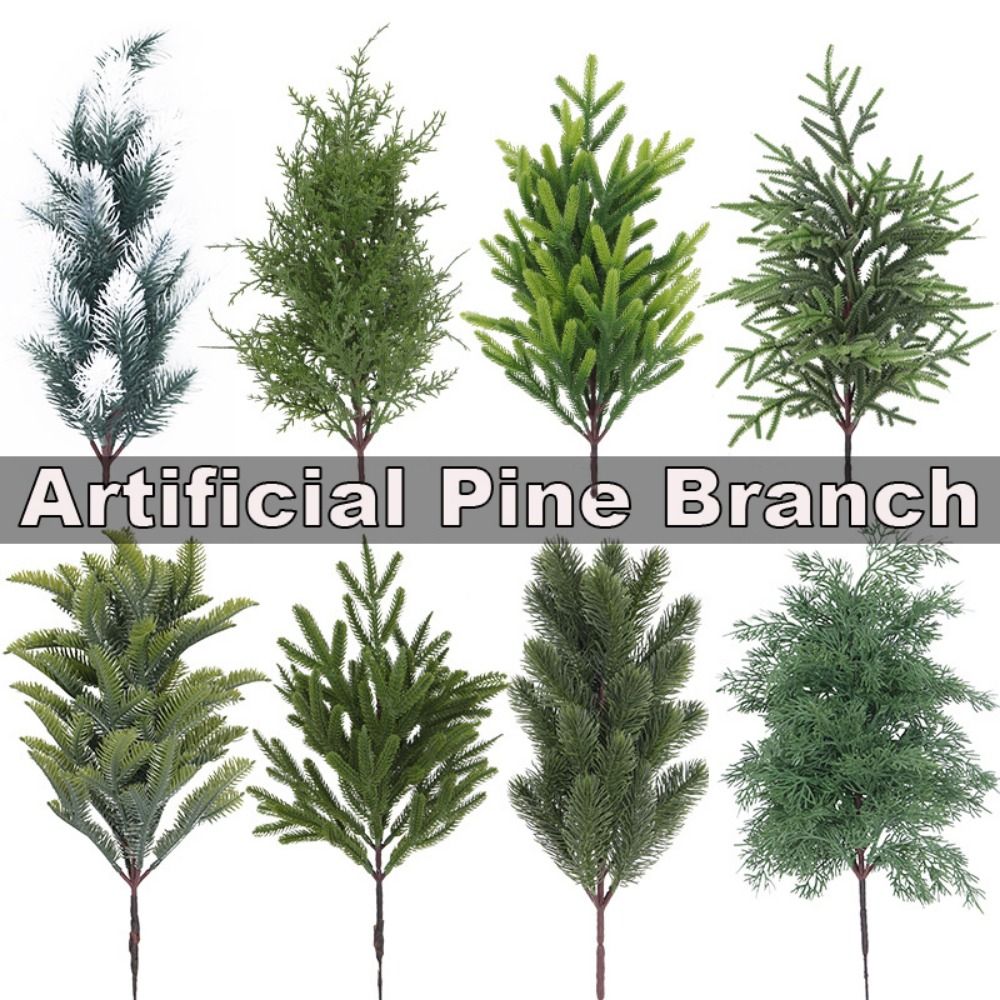 Christmas Tree Artificial - Groene Kunstmatige Pijnboomtak Kerstboom DIY Krans