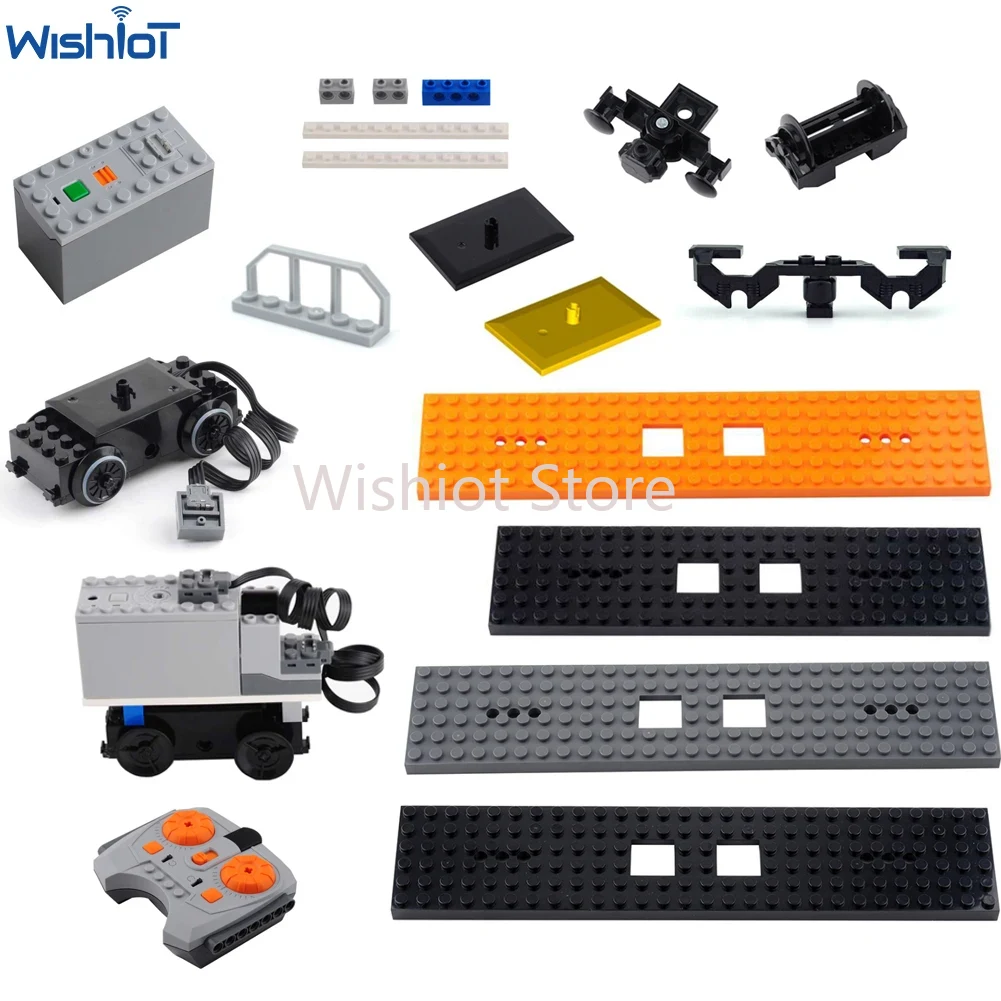 Lego Set Technic - Technische onderdelen Treinmotor 88002 MOC-pakket Power