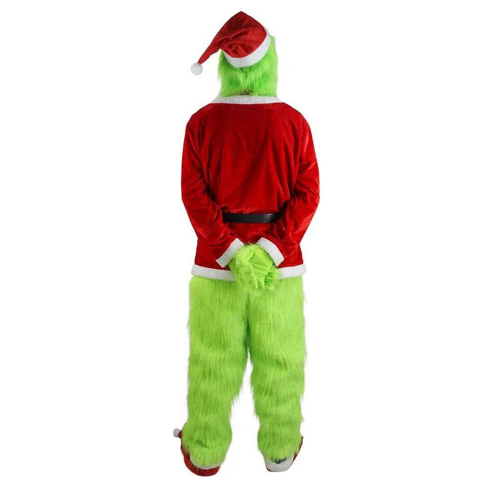 2026 Cosplaykostuums Groene di - Santa Hat Plush recensie en prijs